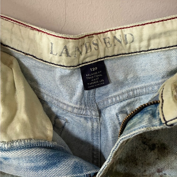 Women’s Genuine Painter’s Jeans, Vintage Land’s End, 100% Cotton - Picture 2 of 3